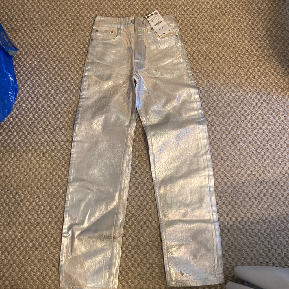 Silver ZARA jeans